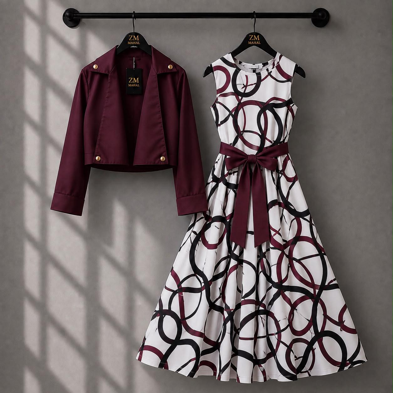 Luxe Bloom Jacket Maxi Set