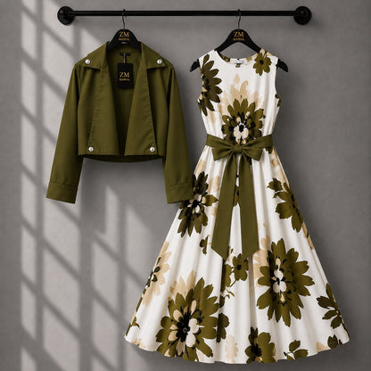 Luxe Bloom Jacket Maxi Set