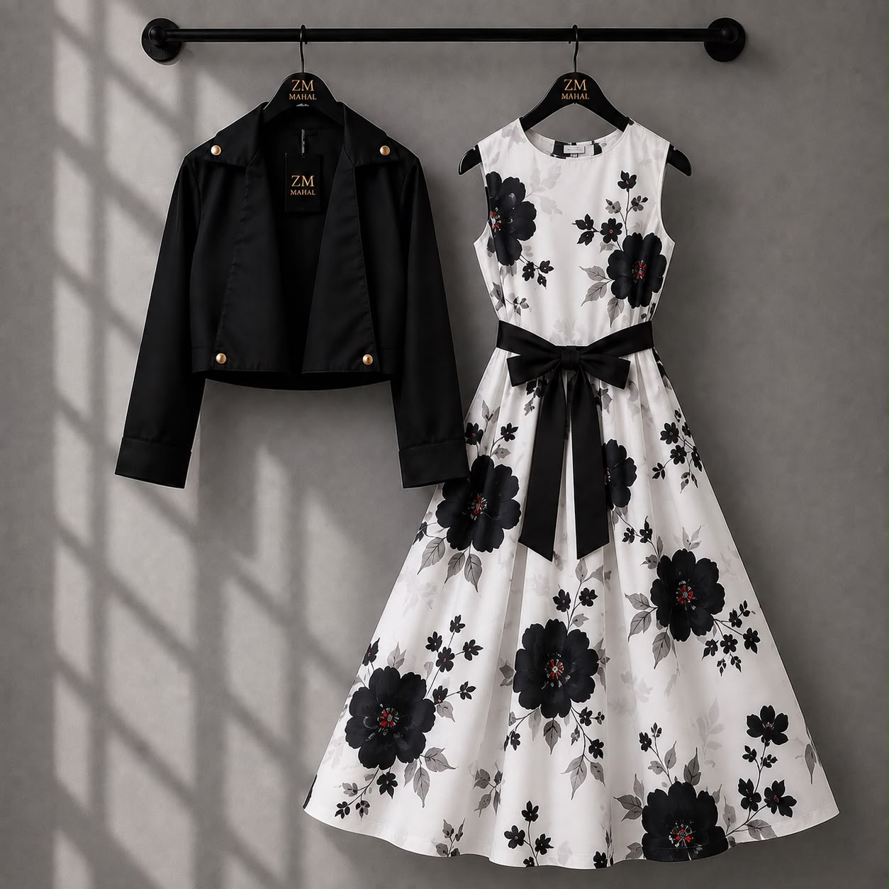 Luxe Bloom Jacket Maxi Set