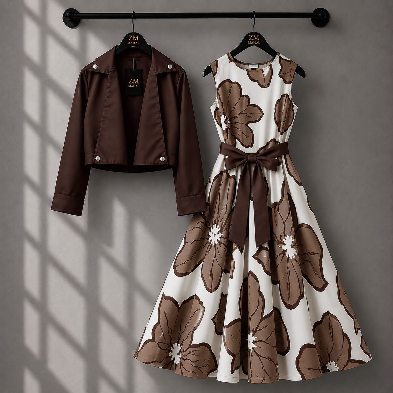 Luxe Bloom Jacket Maxi Set