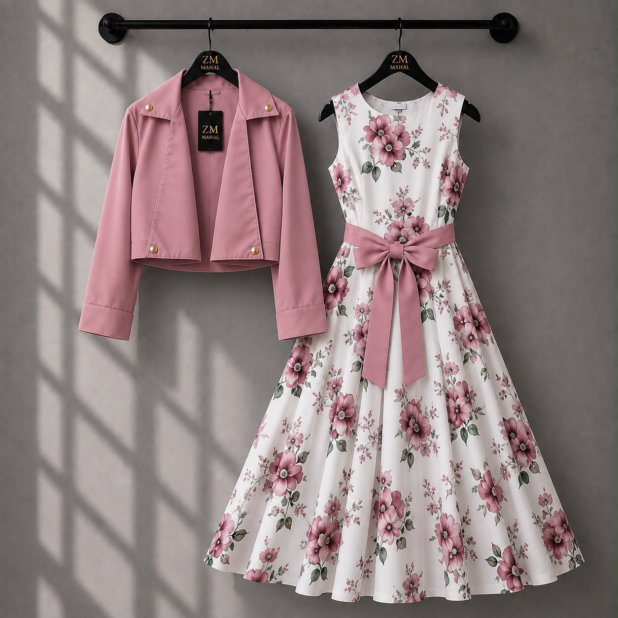 Luxe Bloom Jacket Maxi Set