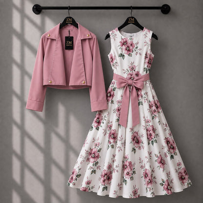 Luxe Bloom Jacket Maxi Set
