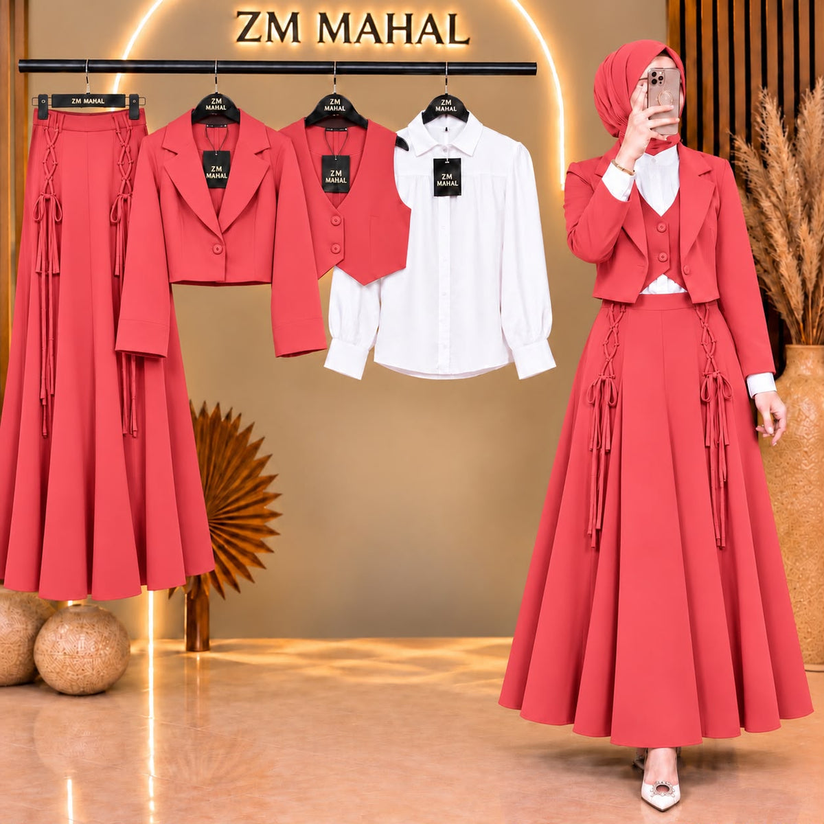 Kahve Asaleti 4-Piece Set ZM-038