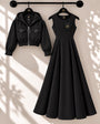 Zelya Turkish Frock & Coat Set
