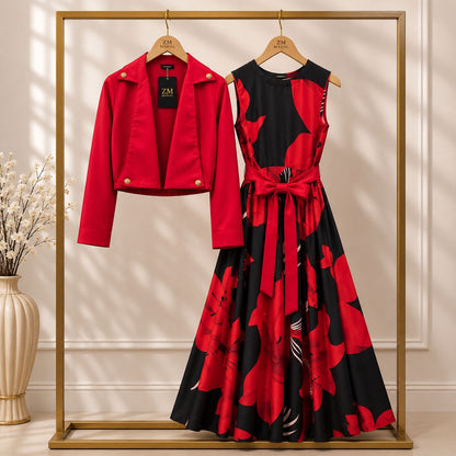 Coat Style Maxi Dress