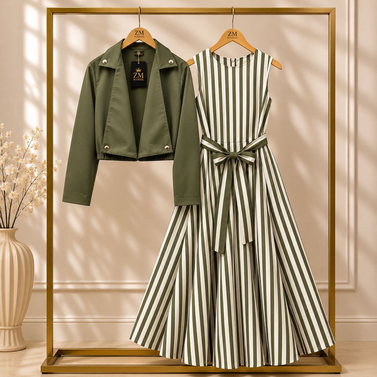 Coat Style Maxi Dress
