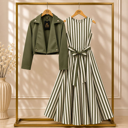 Coat Style Maxi Dress