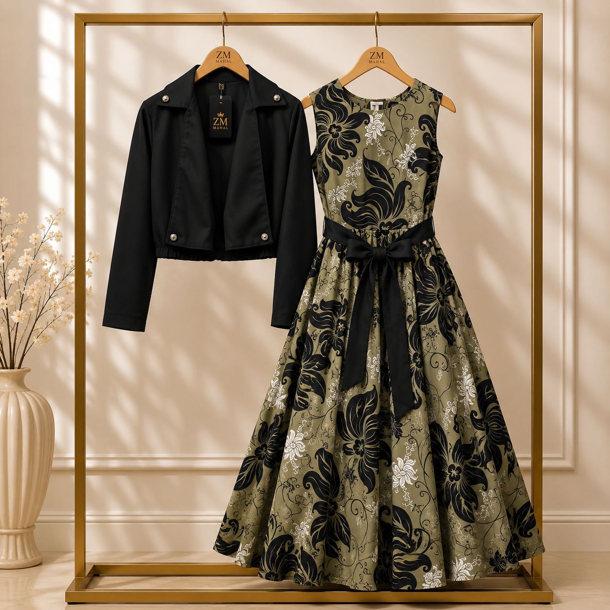 Coat Style Maxi Dress
