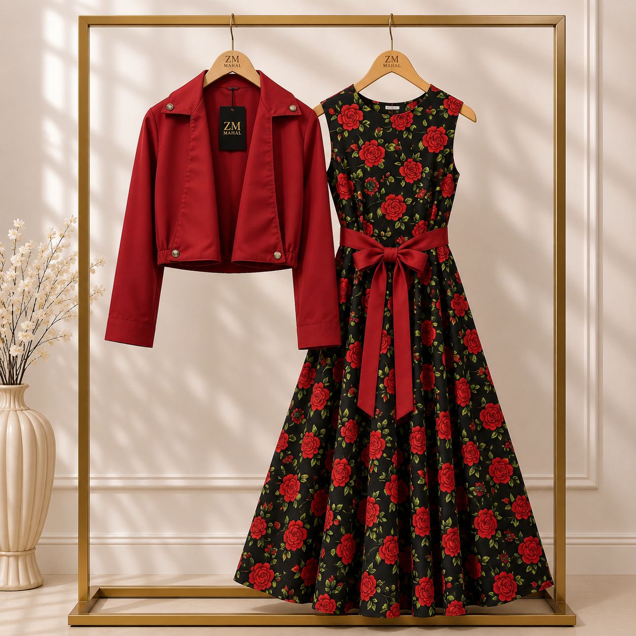 Coat Style Maxi Dress