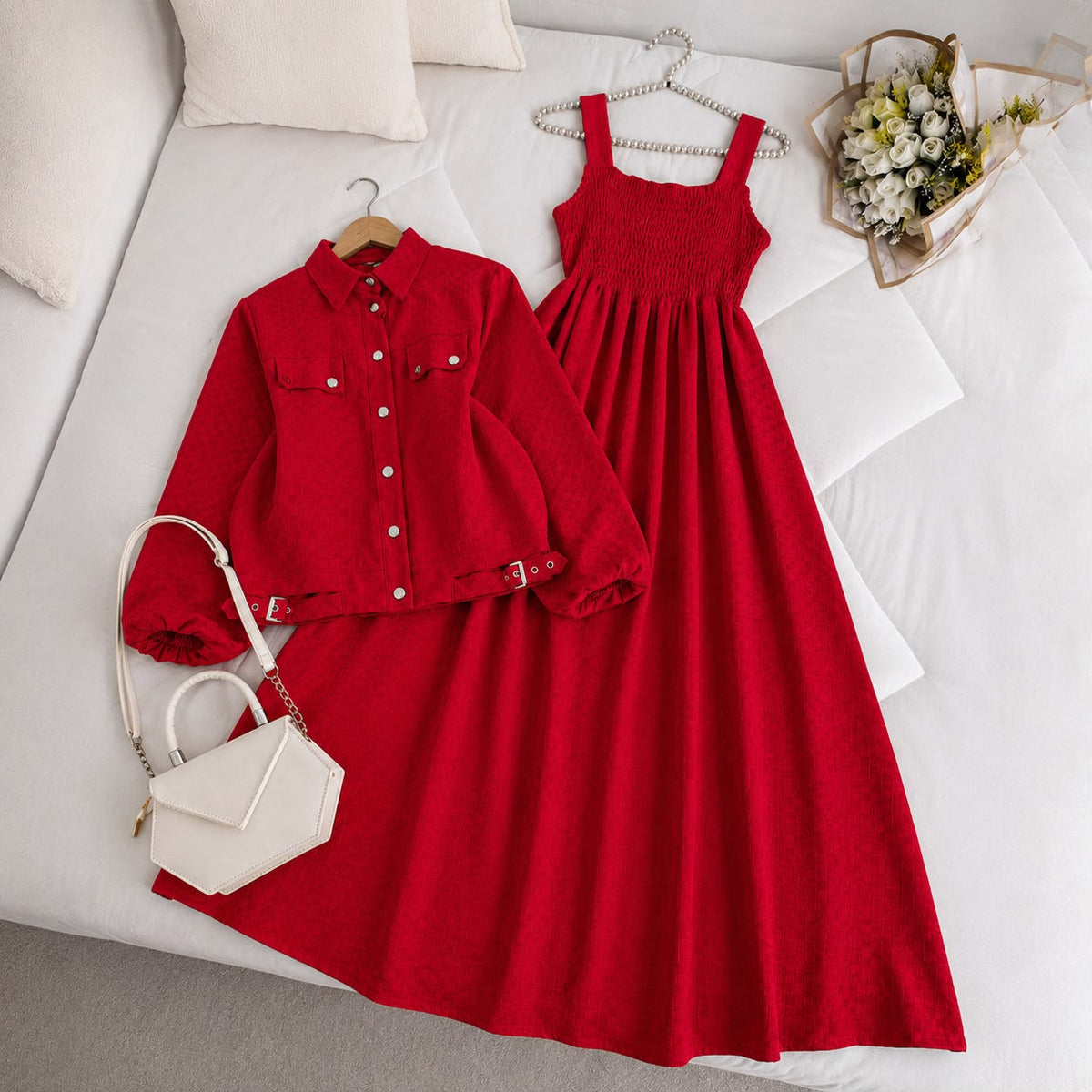 Modest Chic Button Jacket Maxi | ZM-007
