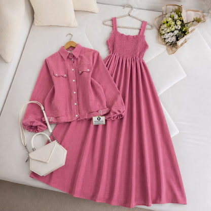 Modest Chic Button Jacket Maxi | ZM-007