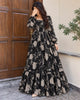 Black Beige Floral