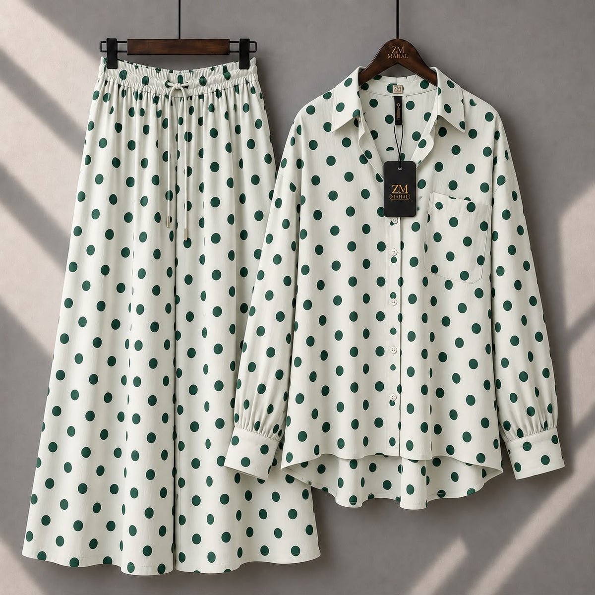 Western Korean Digital Print Co-Ord Set