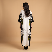 Zahr-e-Noor Floral Turkish Kaftan ZM-009