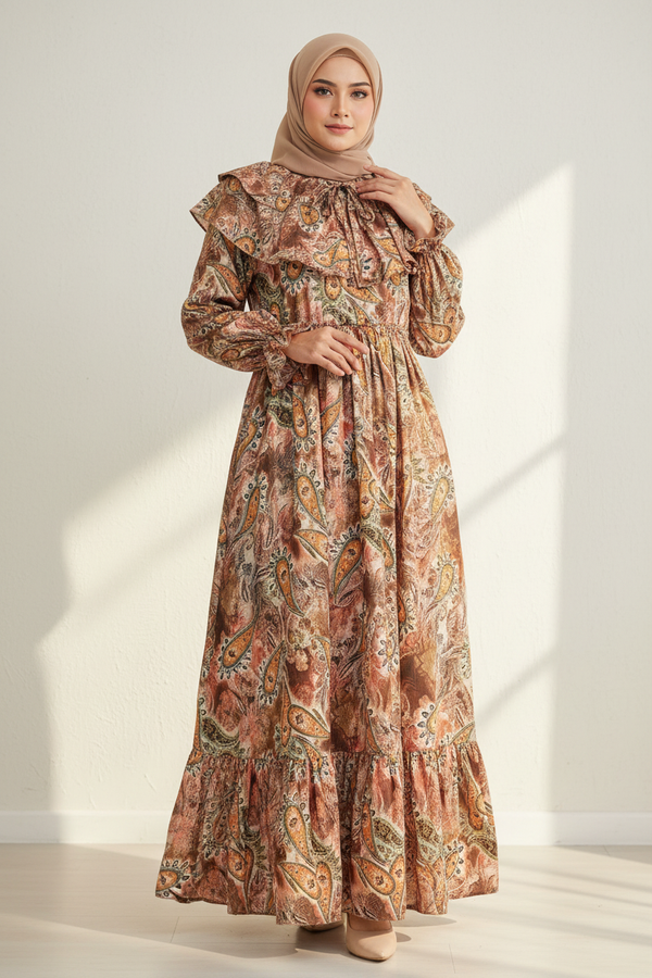 Abaya Maxi Adjustable Neck