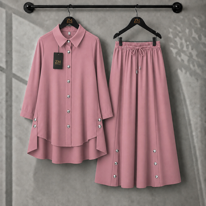 Aylin Turkish High-Low Co-Ord Set | ZM-022