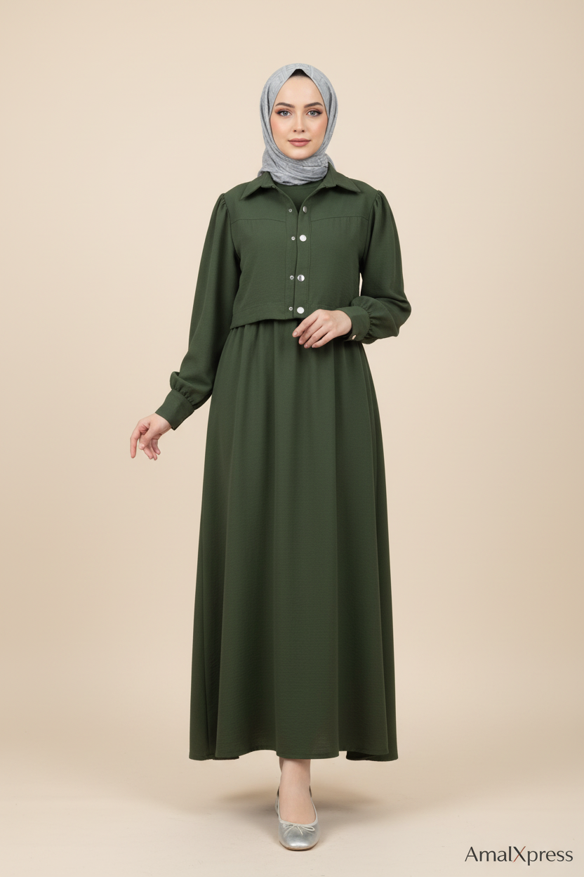 Green Dress - AmalXpress