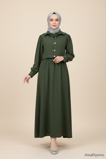 Green Dress - AmalXpress