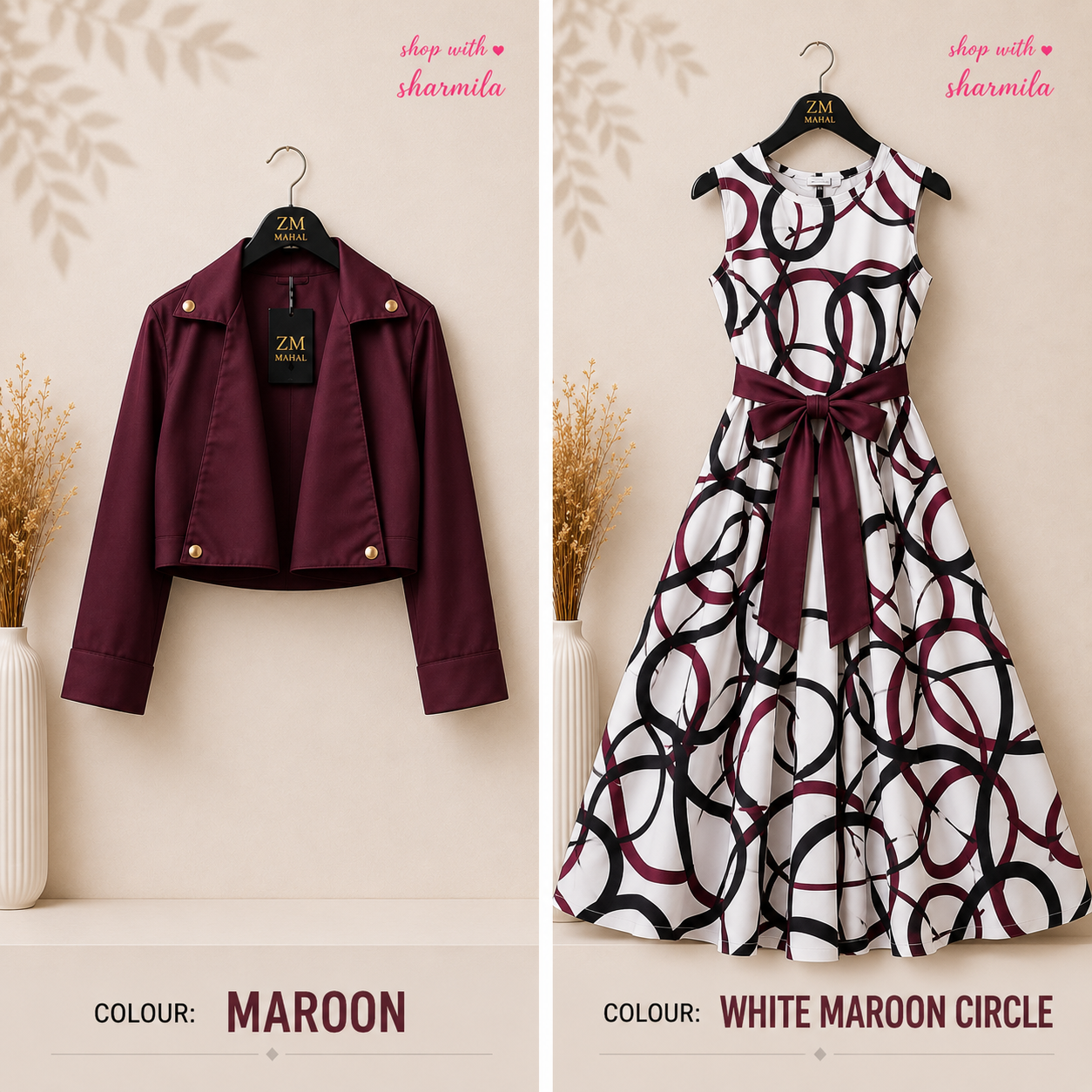 Luxe Bloom Jacket Maxi 2 Pcs