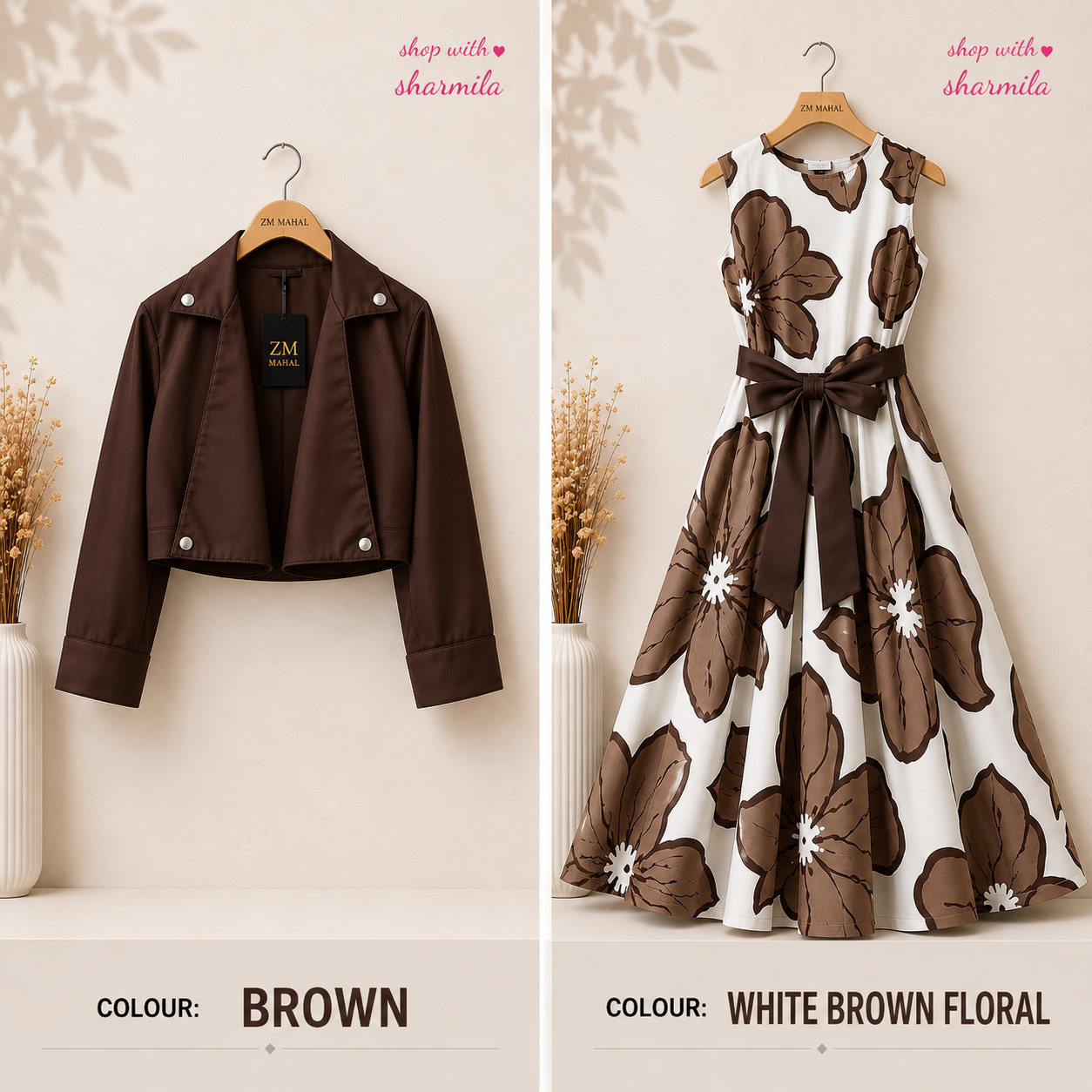Luxe Bloom Jacket Maxi 2 Pcs