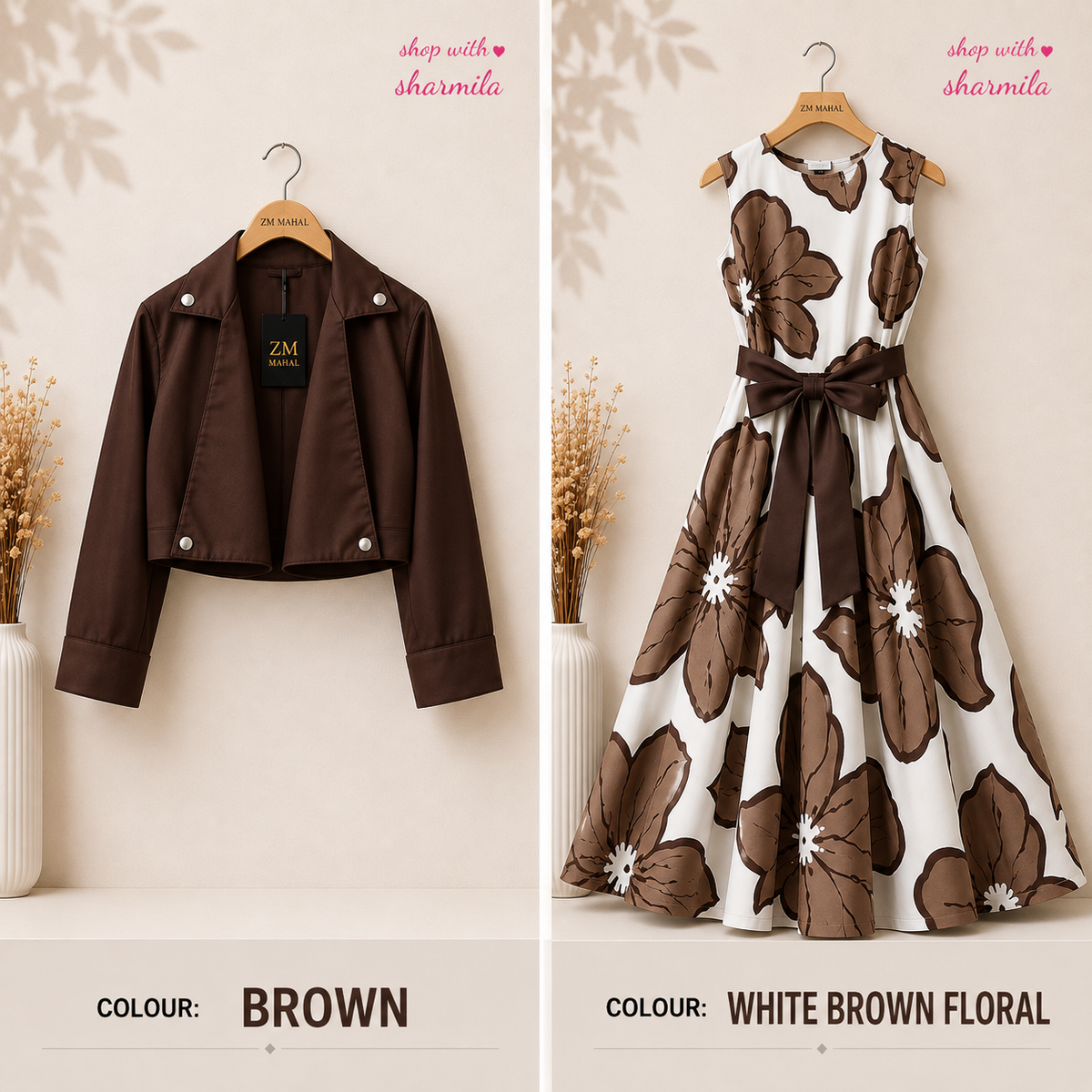 Luxe Bloom Jacket Maxi 2 Pcs