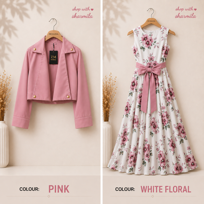 Luxe Bloom Jacket Maxi 2 Pcs