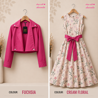 Luxe Bloom Jacket Maxi 2 Pcs