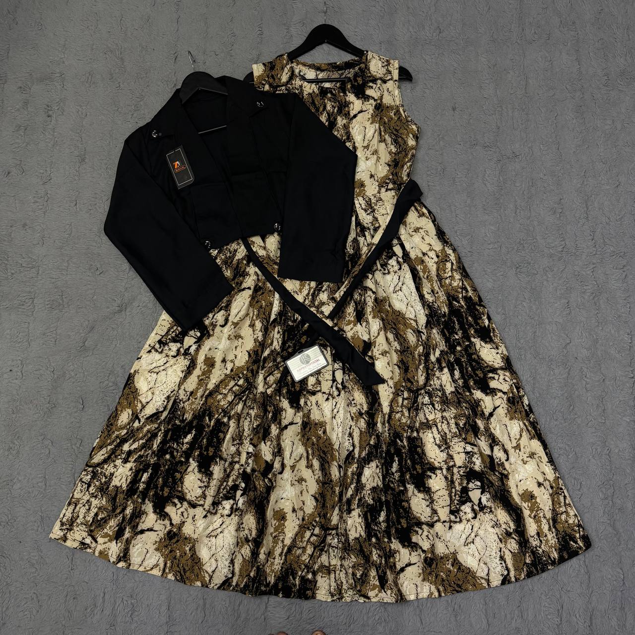 Imported Georgette Cote Maxi Dress