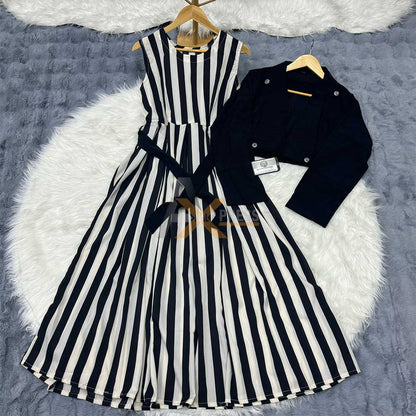 Zebra Stripe Luxe Cote Maxi